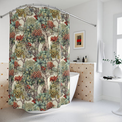 Mix Fruit Trees Shower Curtain