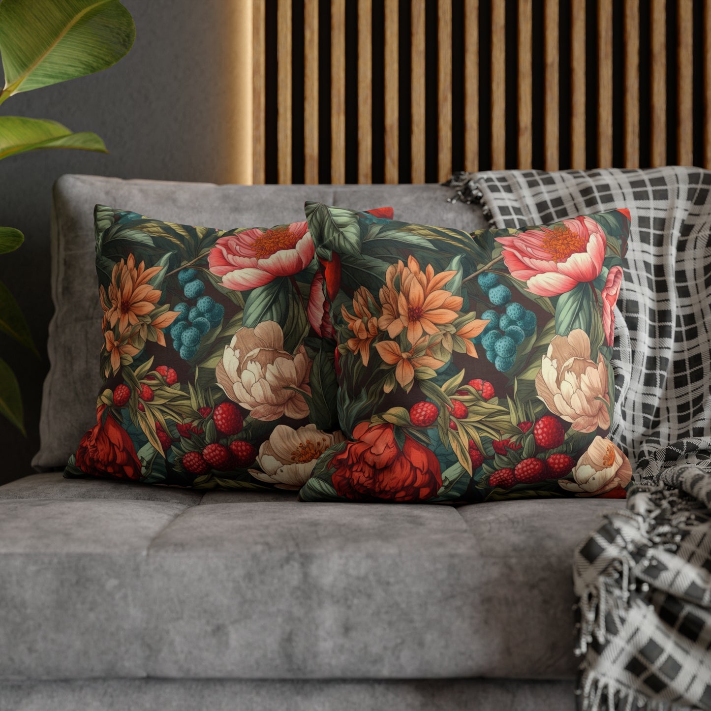 Peonies Double Sided Pillow Cover (5)