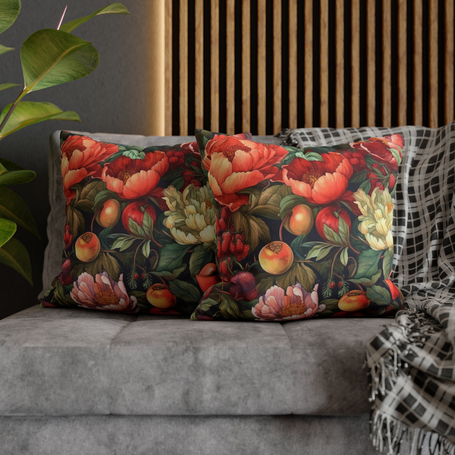 Peonies Double Sided Pillow Cover (3)