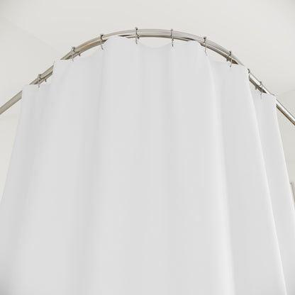 Dolphin Line Art Shower Curtain
