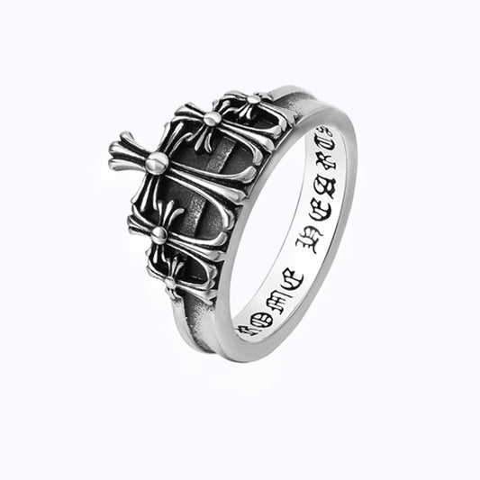 十字冠戒指 克羅心風格 R2025