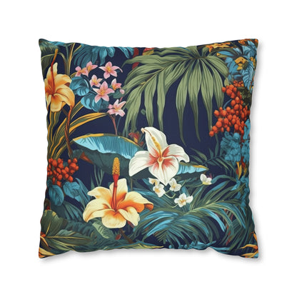 Double Sided Tropical Paradise Pillow Cover (2)