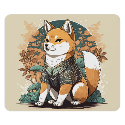 Shiba Inu in Kimono Mouse Pad (2 Shapes)