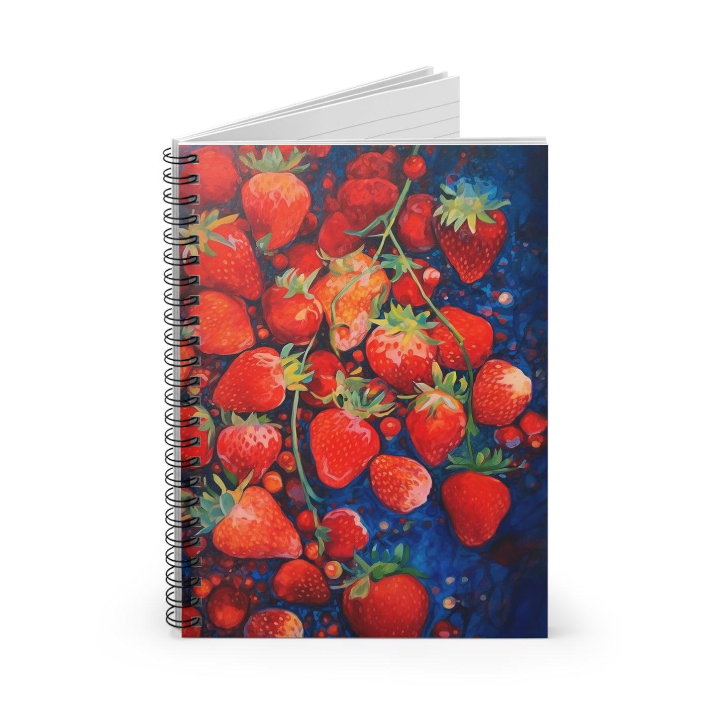 Abstract Strawberries Notebook