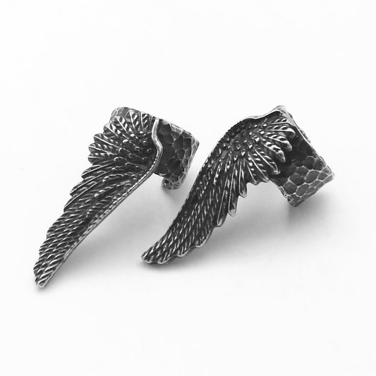 天使之翼 翅膀耳扣 無耳洞耳飾 E4032