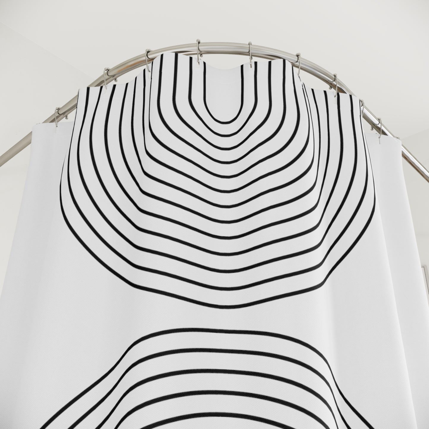 Boho Geometric Art Shower Curtain (2)