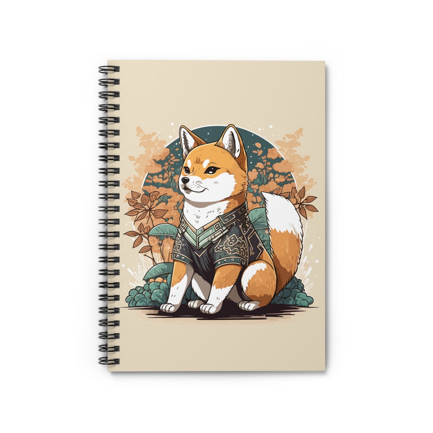 Cute Shiba Inu Dog in Kimono Notebook