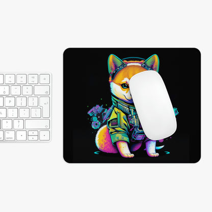 Cyberpunk Shiba Inu Mouse Pad (2 Shapes)