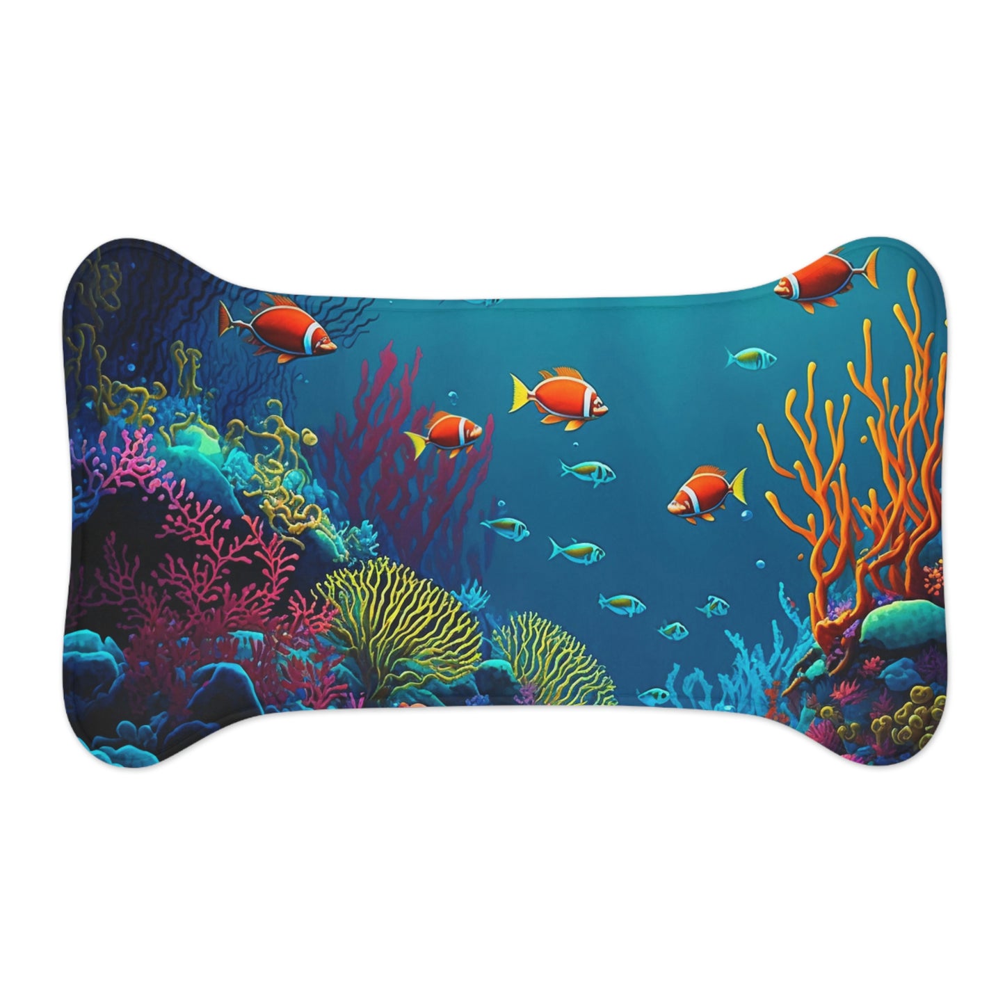 Tropical Fishes Under Water Pet Mats