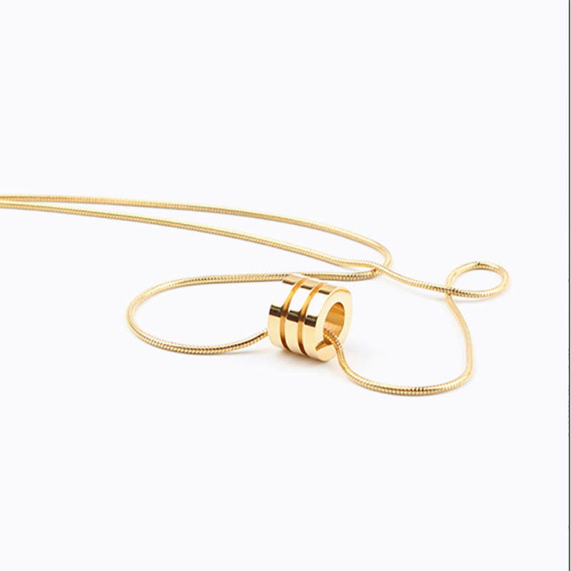 Minimalist Happy Every Day Tube Choker Necklace [3 Colors]