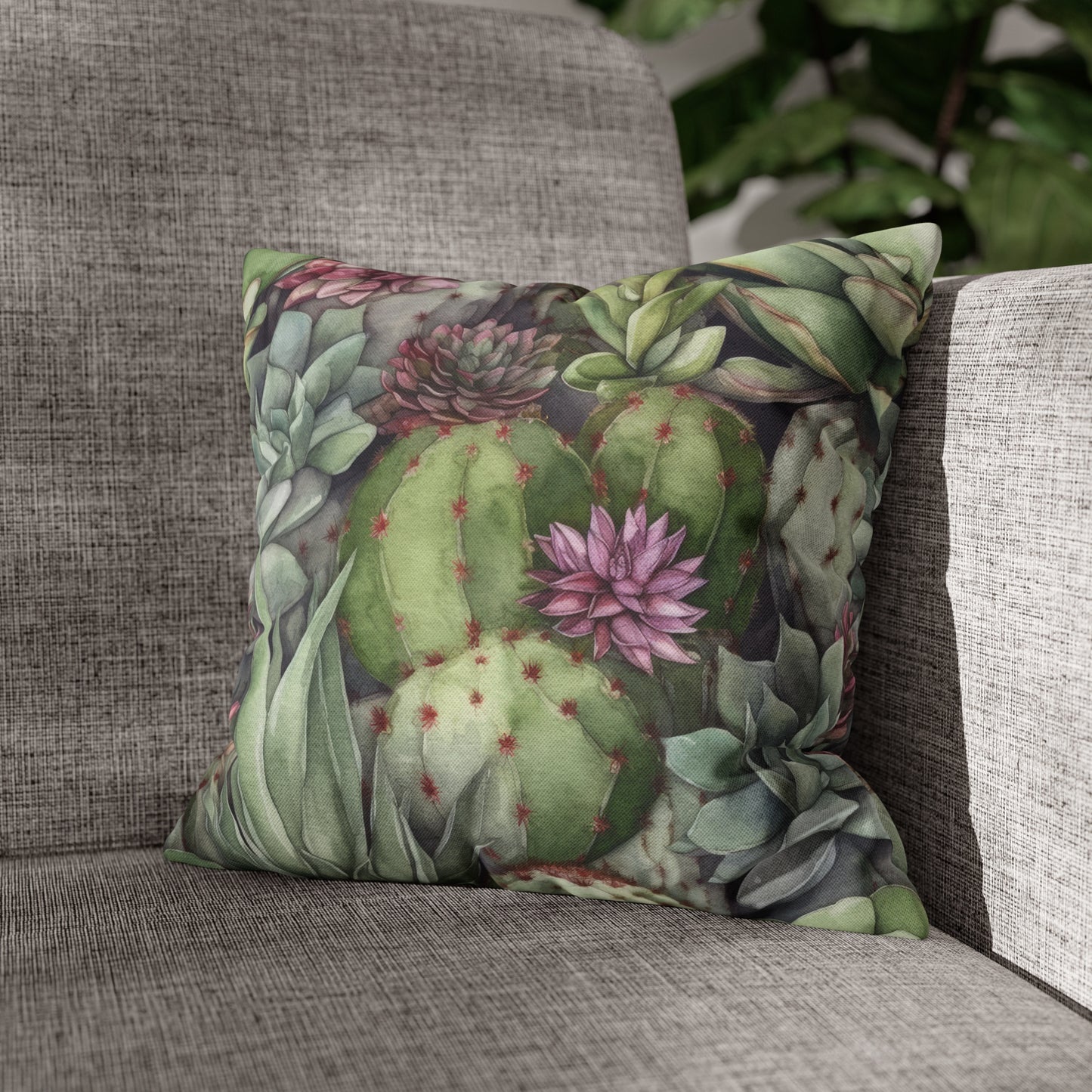 Cactus Desert Double Sided Pillow Cover (1)