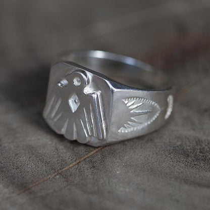 Thunderbird Eagle Signet Ring