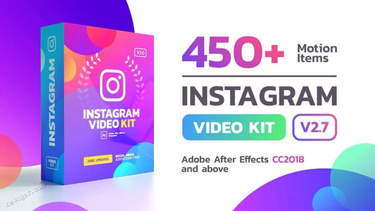 450+ Instagram TikTok Video Kit