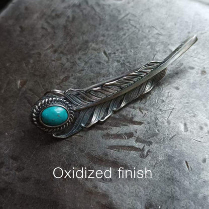 Phoenix Feather Gemstone Pendant