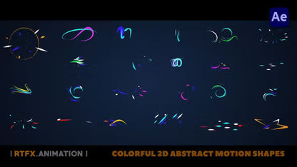 2D動漫效果抽象動畫 2D Abstract Shape Animations