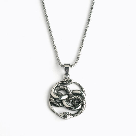 永恆之靈蛇 Infinity 吊飾項鍊 N1031