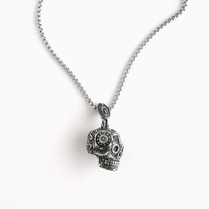 墨西哥糖骷髏 Sugar Skull 吊飾項鍊 N1038