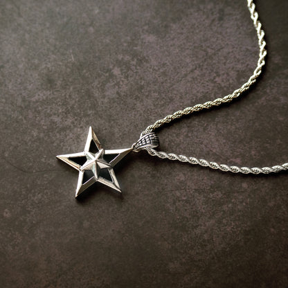 Star in Star Necklace