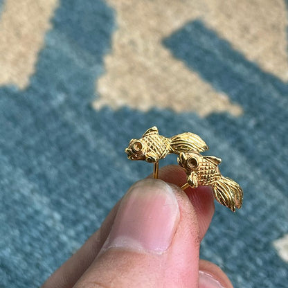 Cute Goldfish Stud Earring