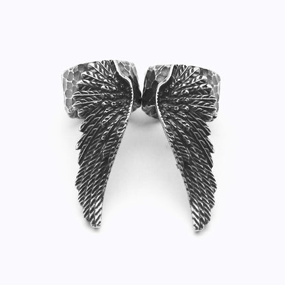 天使之翼 翅膀耳扣 無耳洞耳飾 E4032