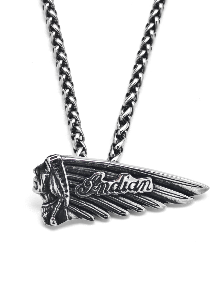 印第安酋長 Tribal Biker 吊飾項鍊 N1090