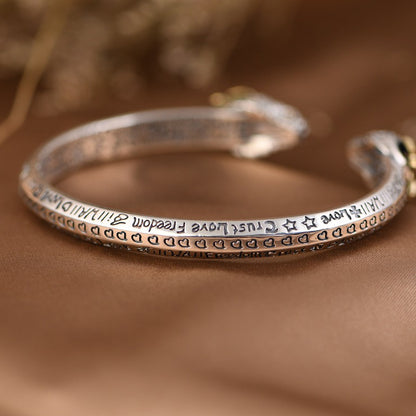 Norse Mythology Jörmungandr Serpent Ring, Vikings Jewelry