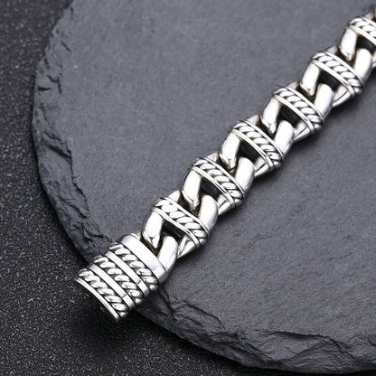 11mm Link Chain S925 Bracelet