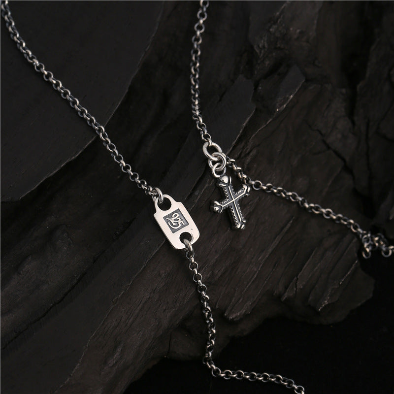 Mini Cross Necklace | 925 Silver