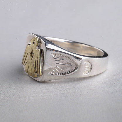 Thunderbird Eagle Signet Ring