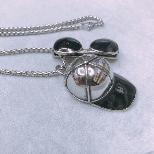 嘻哈Hip-hop 潮人帽 墨镜 吊飾項鍊 N1074