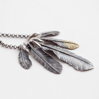 Red Tailed Eagle Silver Feather