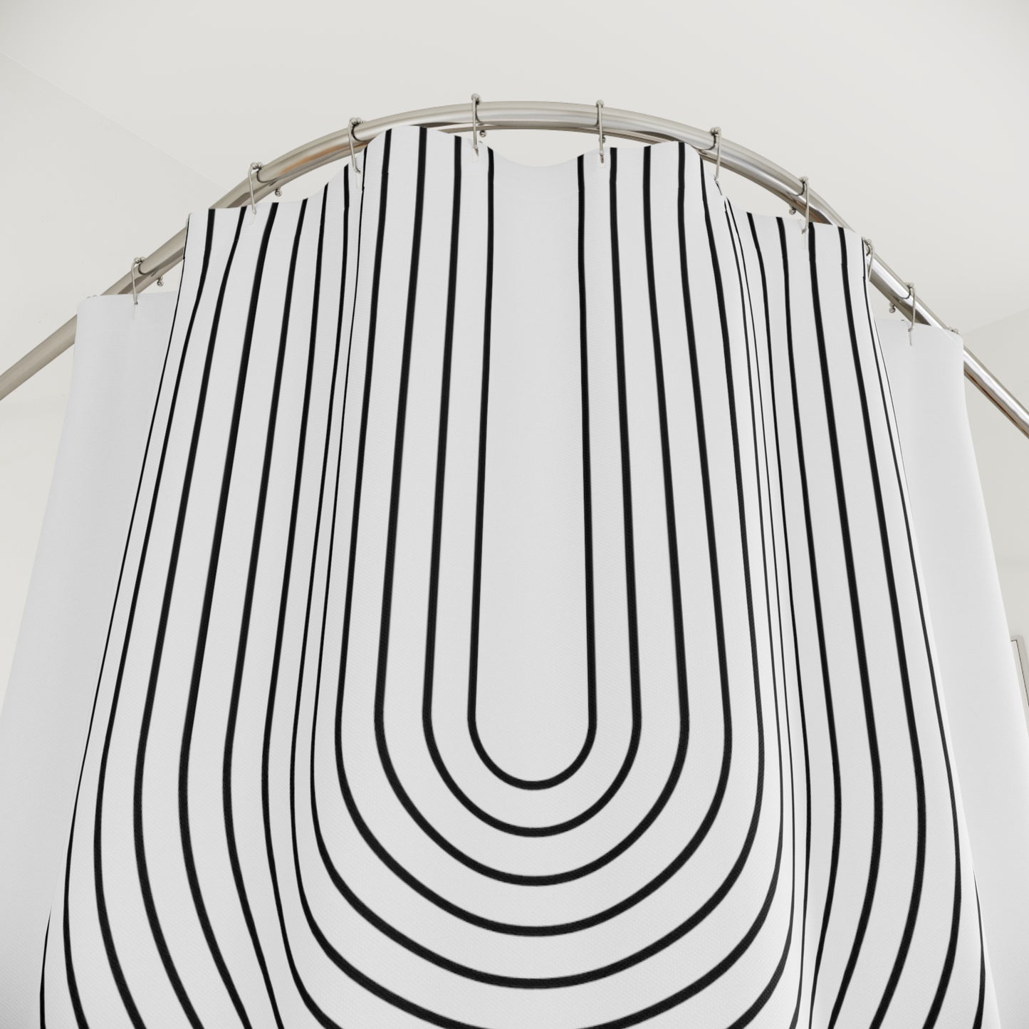 Boho Geometric Art Shower Curtain (1)