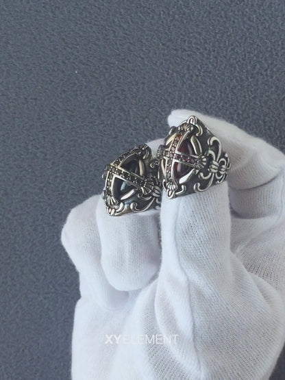 Gothic Cross Stainless Steel Ring