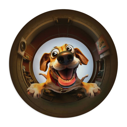 Laughing Dog Mouse Pad (2 Shapes)