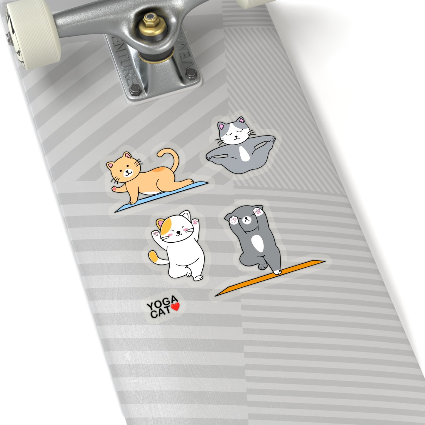 Yoga Cat Sticker Pack (1)