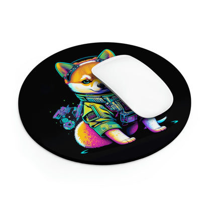 Cyberpunk Shiba Inu Mouse Pad (2 Shapes)