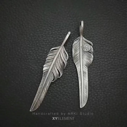 Handschwingen Silver Feather 風切りフェザー Kazekiri