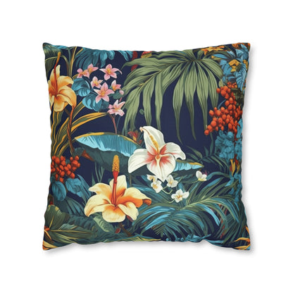 Double Sided Tropical Paradise Pillow Cover (2)