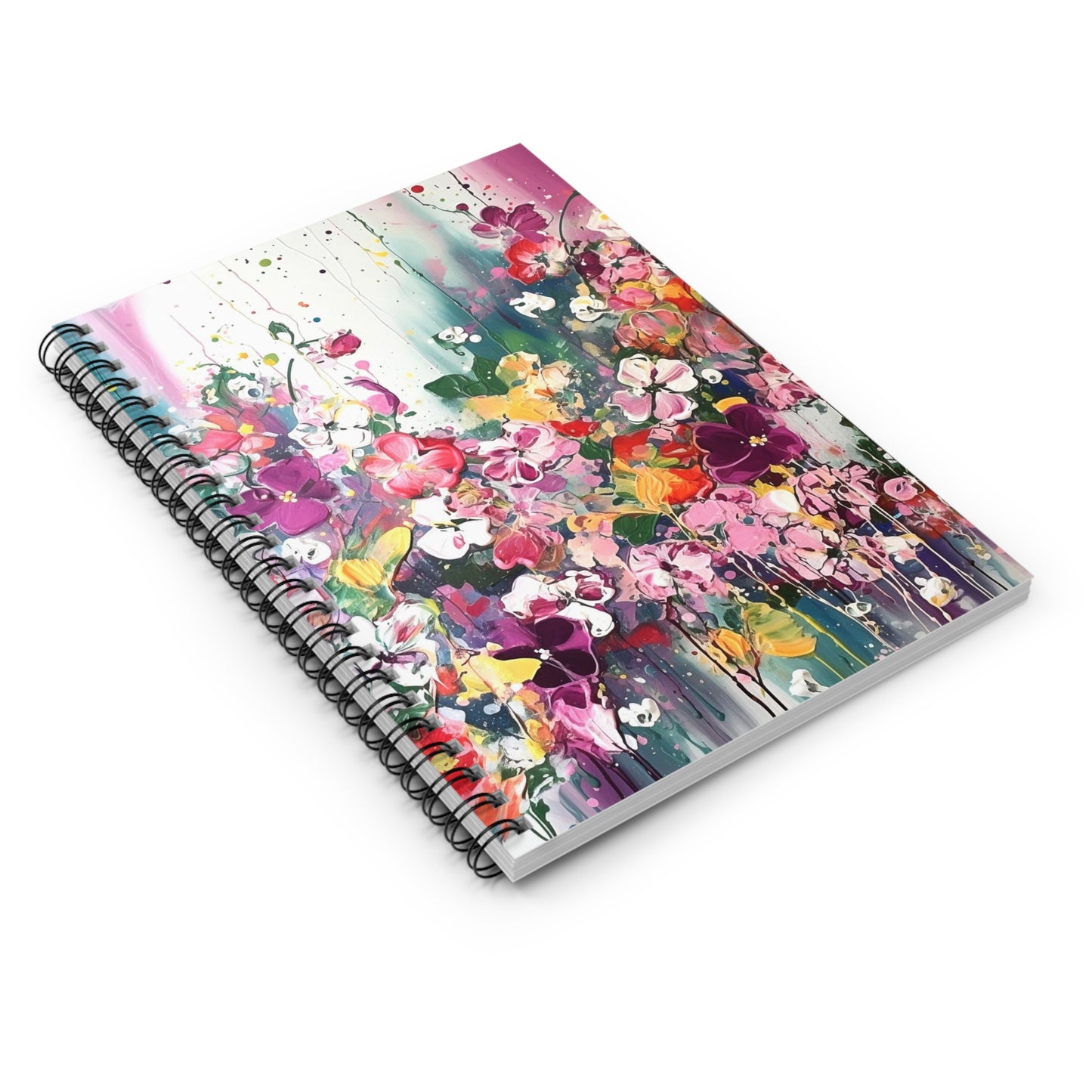 Abstract Wildflowers Notebook