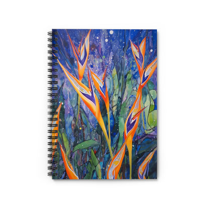 Bird of Paradise Abstract Flower Notebook