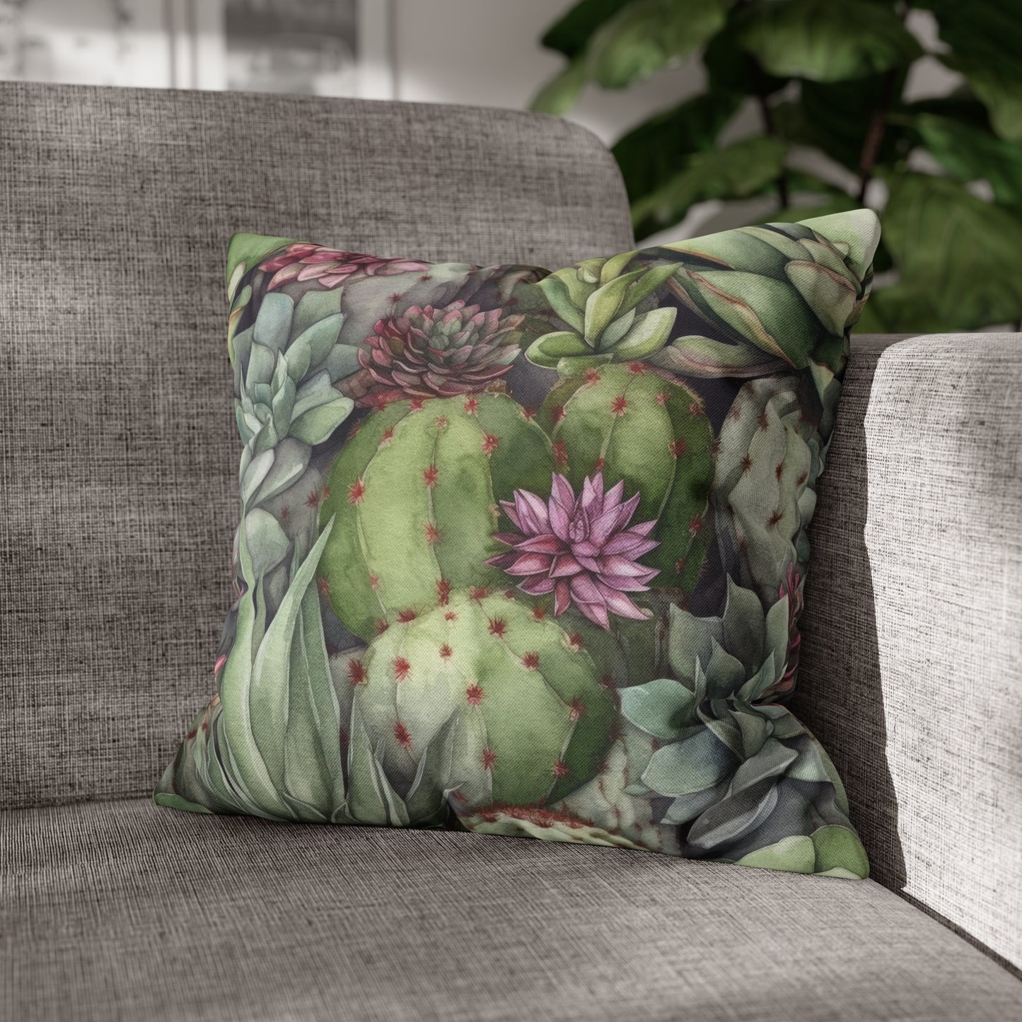 Cactus Desert Double Sided Pillow Cover (1)
