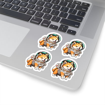 Kawaii Shiba Astronaut Sticker Pack