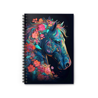 Colorful Neon Horse Notebook