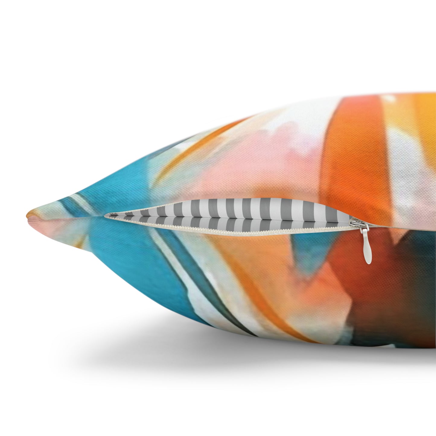 Boho Abstract Floral Throw Pillow Cover (05)