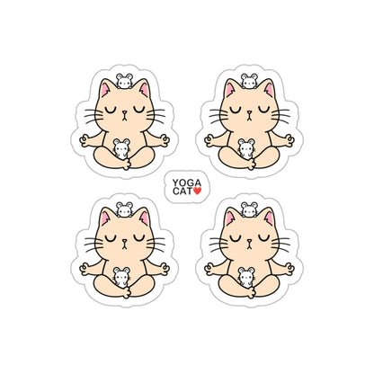 Yoga Cat Sticker Pack (2)