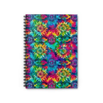 Boho Tie-Dye Pattern Notebook