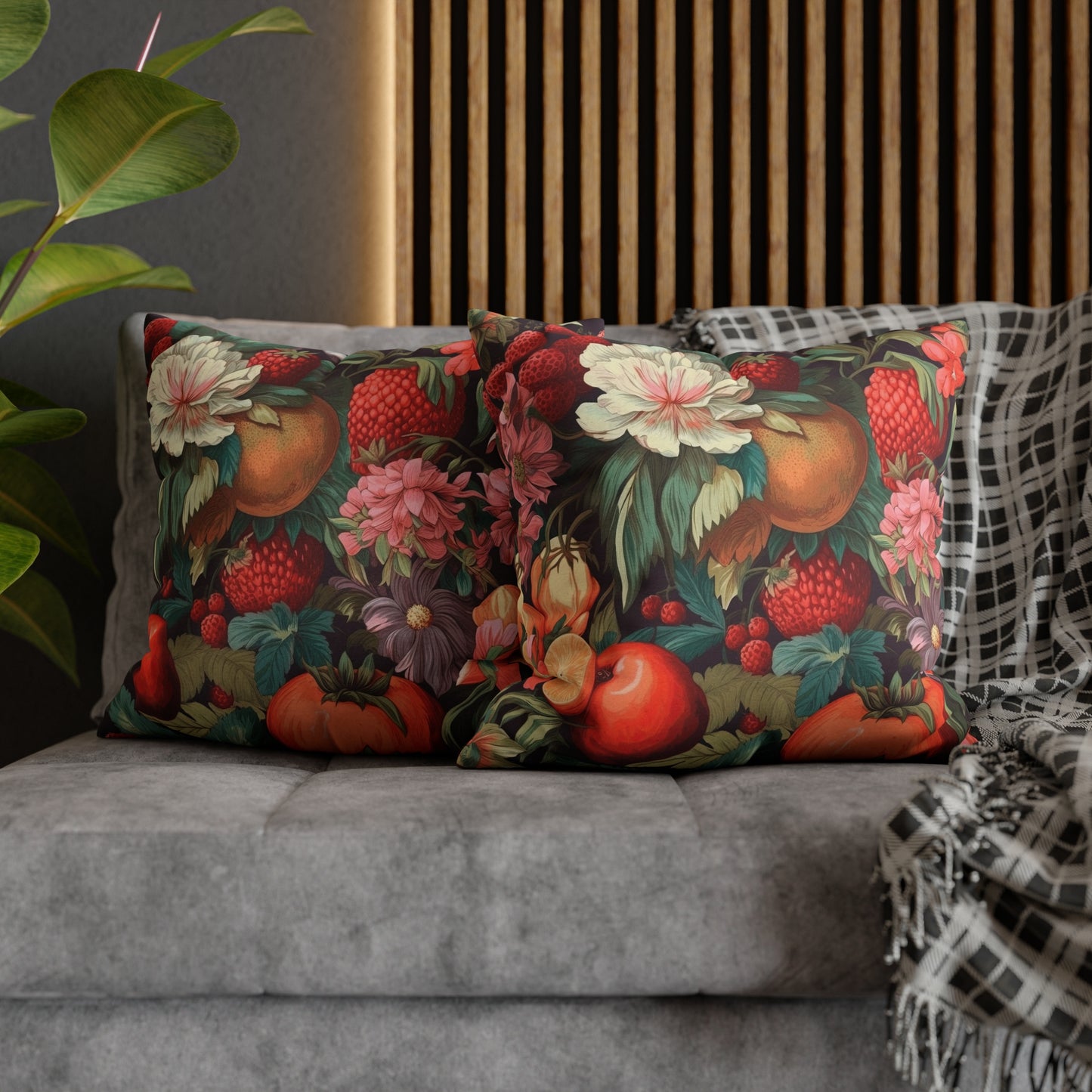 Peonies Double Sided Pillow Cover (1)