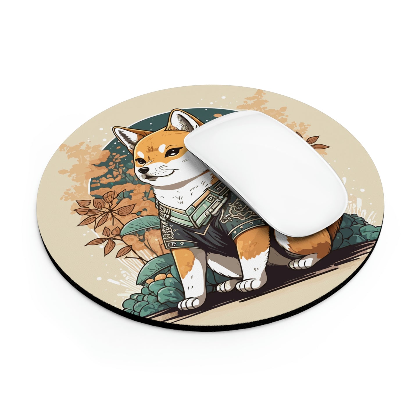 Shiba Inu in Kimono Mouse Pad (2 Shapes)