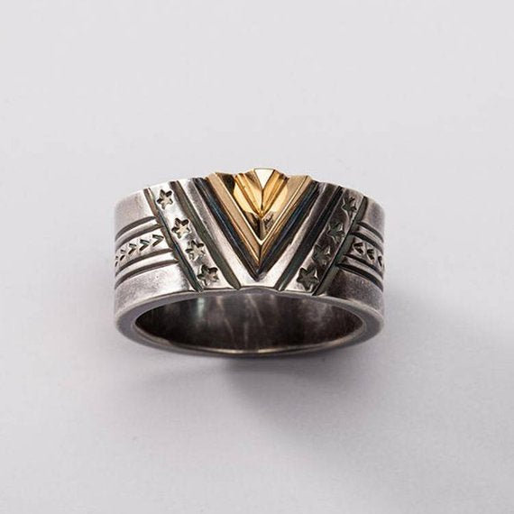 18K Gold Victory Ring