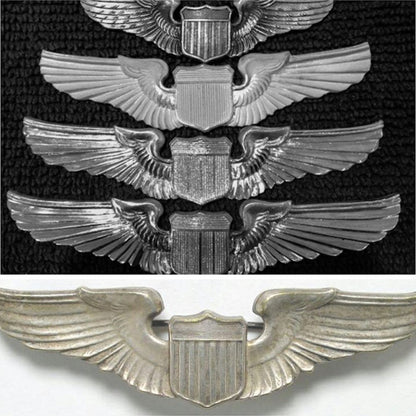 WW2 US Air Force Pilot Wings Cuff Bracelet